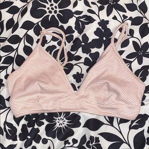 Striped bralette